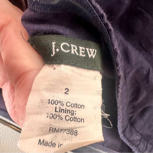 J.Crew Strapless Textured Cotton Dress – Size 2 – Lined & Boned Bodice - Picture 6 of 9